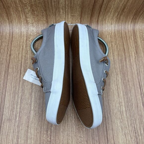 Tommy Bahama Gray Canvas Slip On Cushioned Sneakers Comfort Women's size 10 - Picture 5 of 9